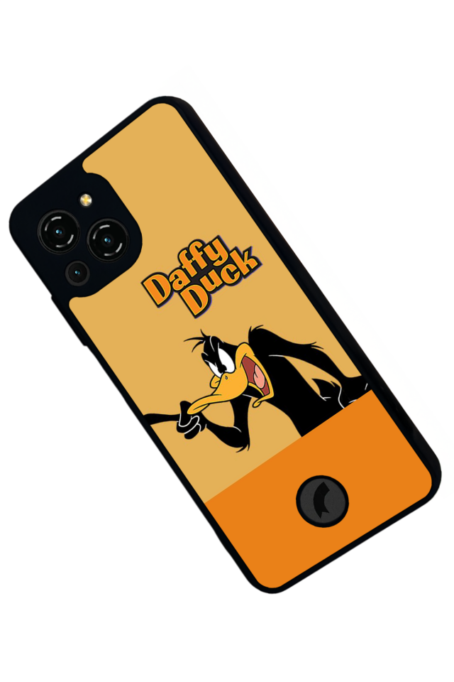 Reeder S23 Pro Max Uyumlu Daffy duck Tasarımlı Glossy Premium Kılıf