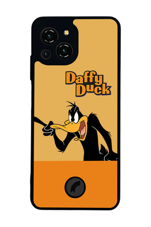 Reeder S23 Pro Max Uyumlu Daffy duck Tasarımlı Glossy Premium Kılıf