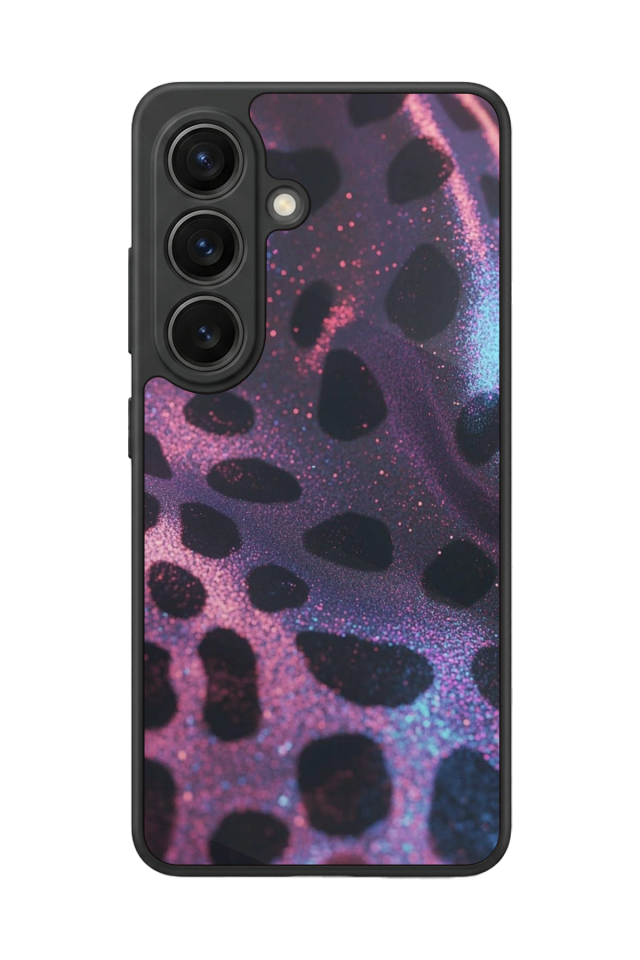 Samsung Galaxy S26 Uyumlu Hologram Leopar Tasarımlı Glossy Premium Kılıf