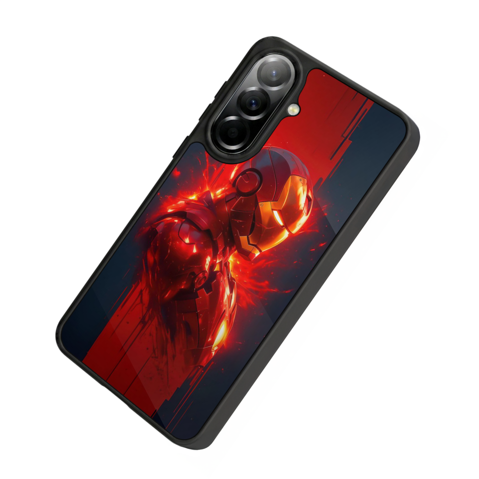 Samsung Galaxy A37 Uyumlu  Iron Man ( Demir Adam ) Tasarımlı Glossy Premium Kılıf