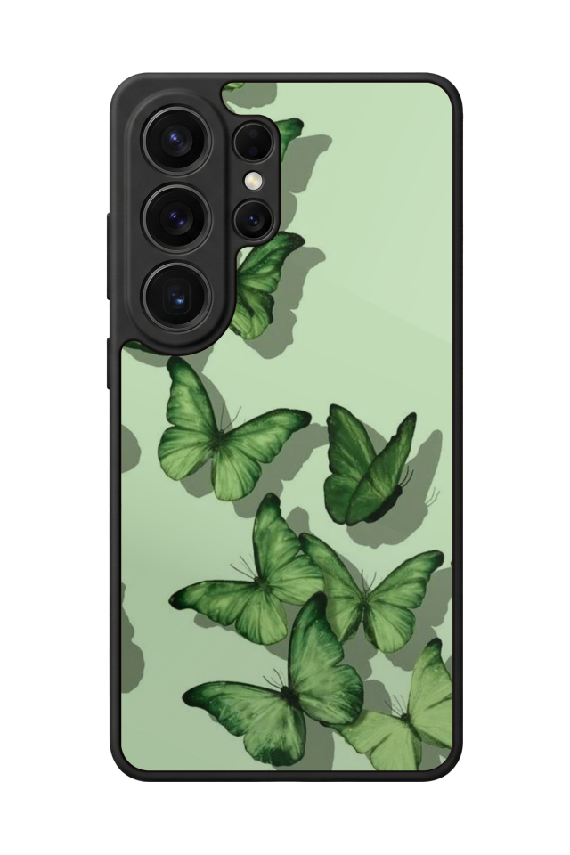 Samsung Galaxy S26 Ultra Uyumlu Kelebek Tasarımlı Glossy Premium Kılıf