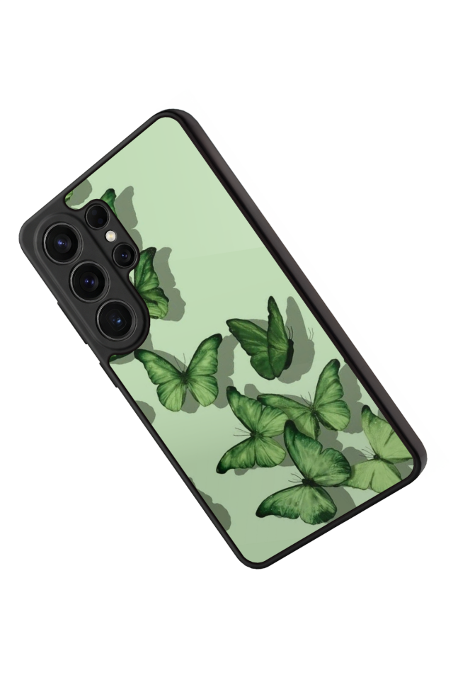 Samsung Galaxy S26 Ultra Uyumlu Kelebek Tasarımlı Glossy Premium Kılıf