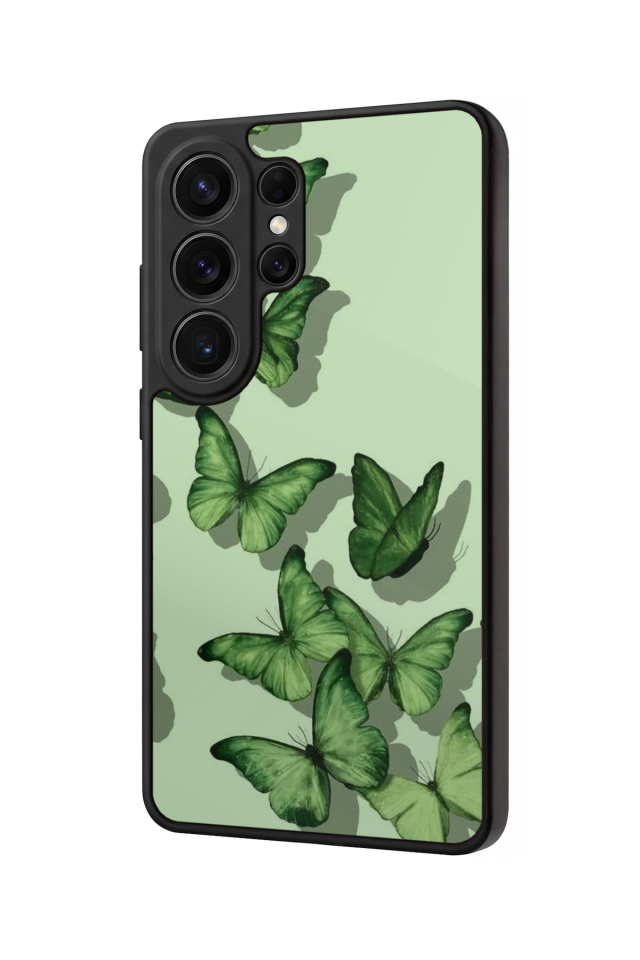 Samsung Galaxy S26 Ultra Uyumlu Kelebek Tasarımlı Glossy Premium Kılıf