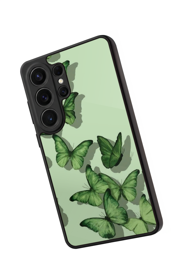 Samsung Galaxy S26 Ultra Uyumlu Kelebek Tasarımlı Glossy Premium Kılıf