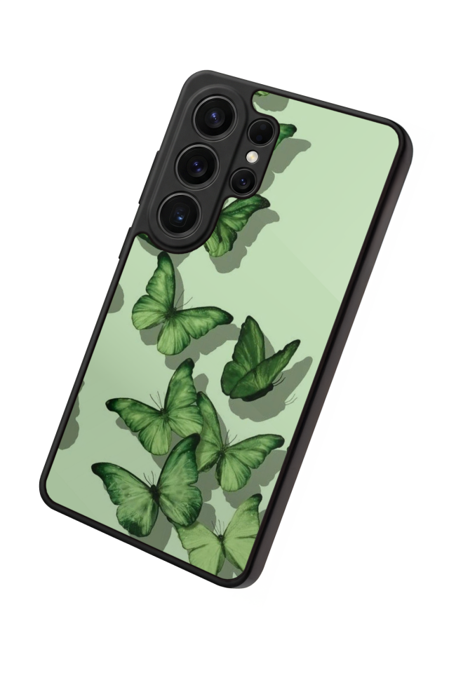 Samsung Galaxy S26 Ultra Uyumlu Kelebek Tasarımlı Glossy Premium Kılıf