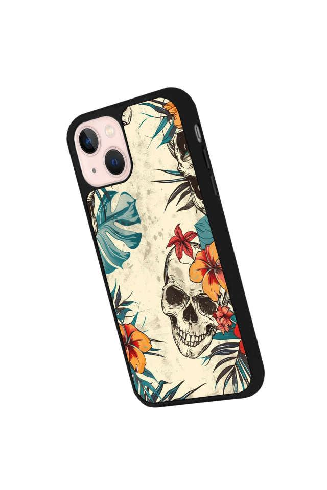 iPhone 15 Uyumlu KuruKafa Tasarımlı Glossy Premium Kılıf