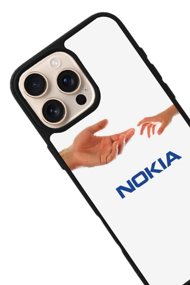 iPhone 15 Pro Max Uyumlu Nokia Tasarımlı Glossy Premium Kılıf
