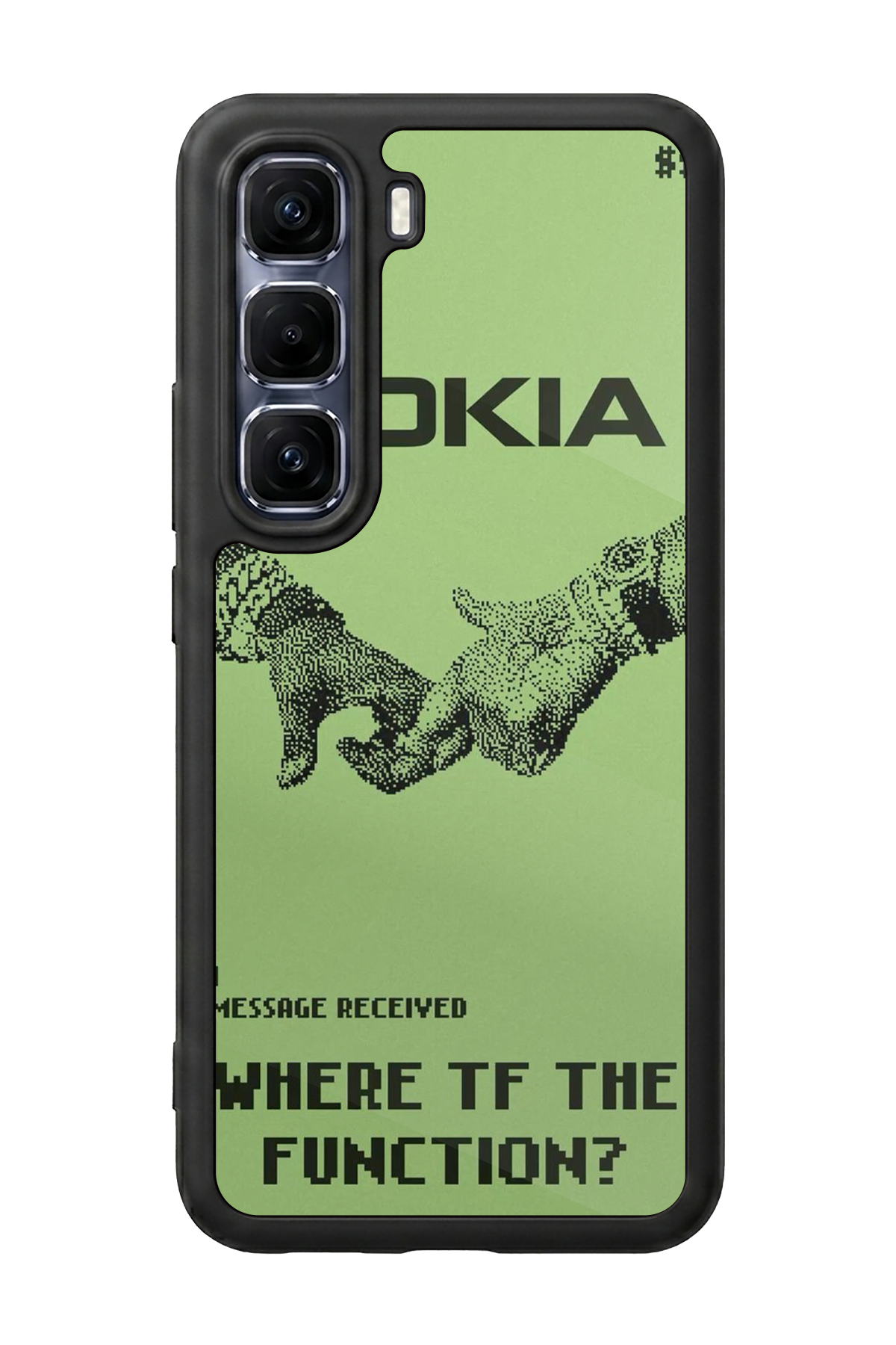 Infinix Hot 60 Pro Plus Uyumlu Nokia Tasarımlı Glossy Premium Kılıf