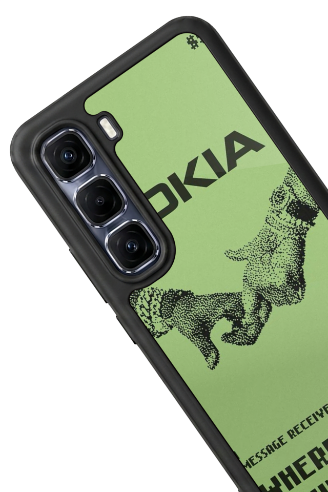 Infinix Hot 60 Pro Plus Uyumlu Nokia Tasarımlı Glossy Premium Kılıf