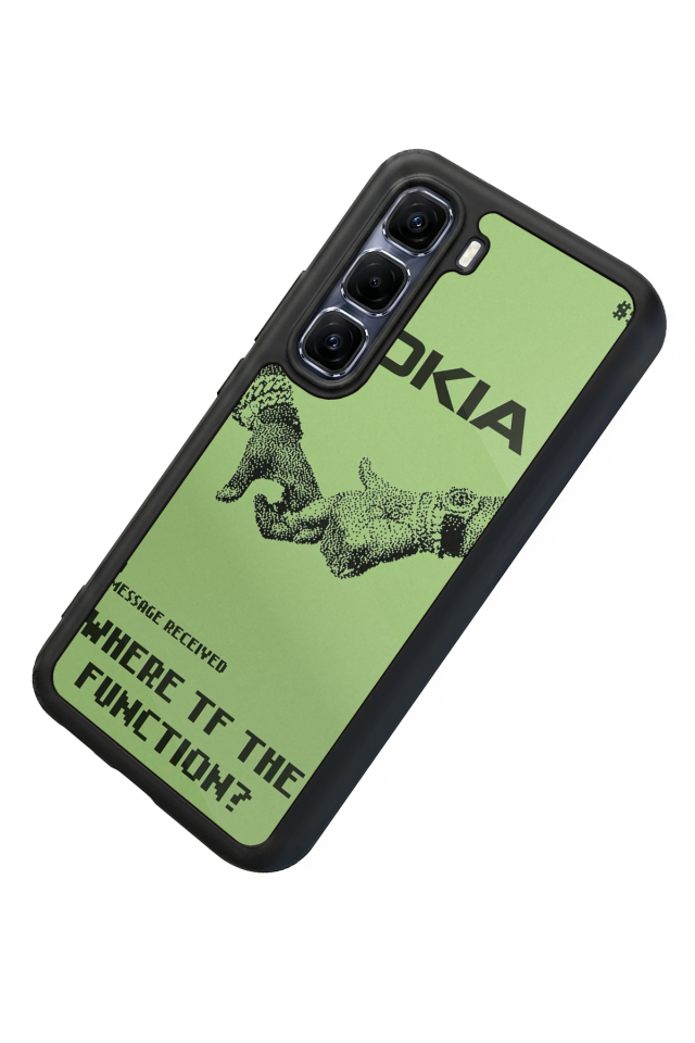 Infinix Hot 60 Pro Plus Uyumlu Nokia Tasarımlı Glossy Premium Kılıf