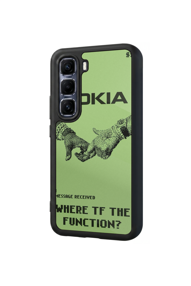 Infinix Hot 60 Pro Plus Uyumlu Nokia Tasarımlı Glossy Premium Kılıf