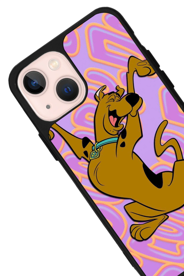 iPhone 13 Mini Uyumlu Scooby Doo Tasarımlı Glossy Premium Kılıf