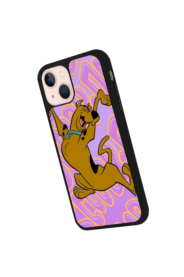 iPhone 13 Mini Uyumlu Scooby Doo Tasarımlı Glossy Premium Kılıf
