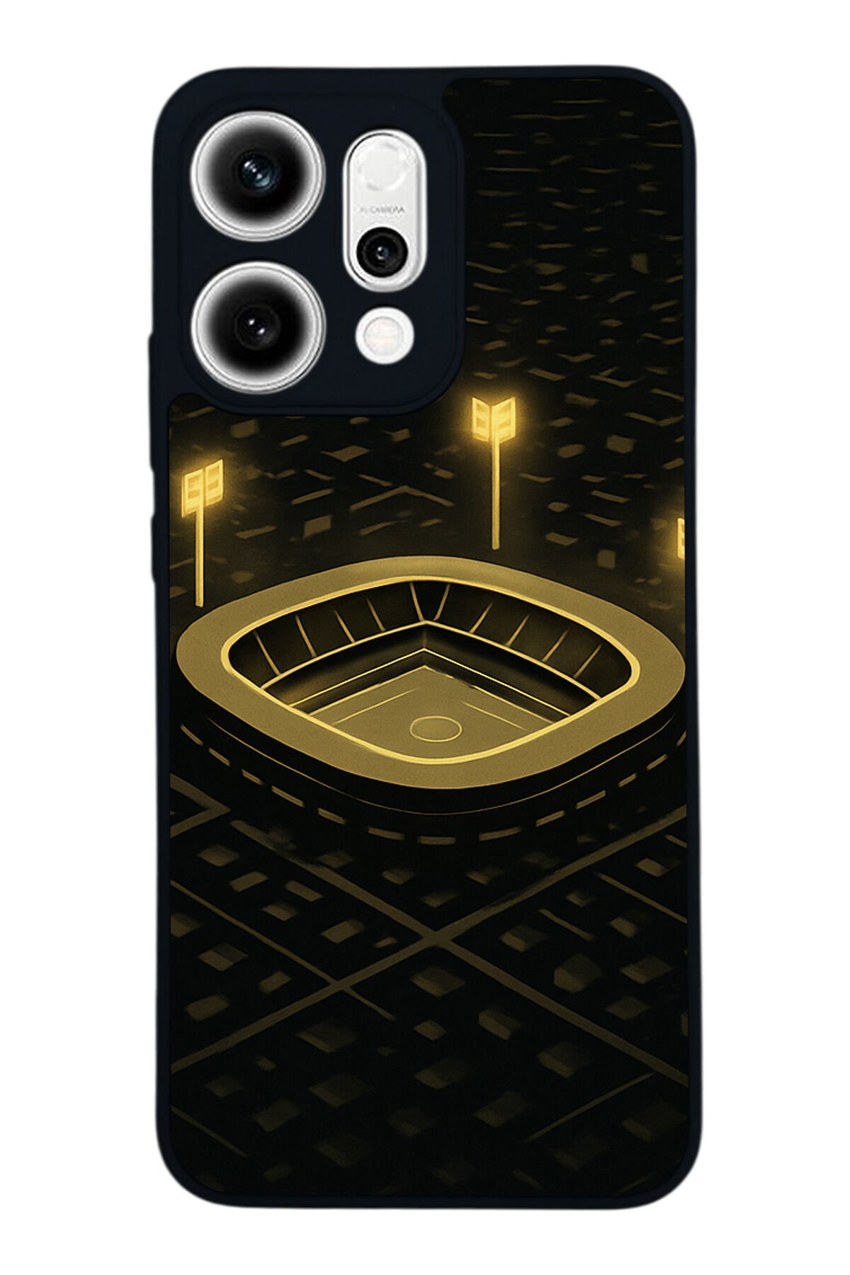 Oppo Reno 14 Uyumlu Aslan Tasarımlı Glossy Premium Kılıf