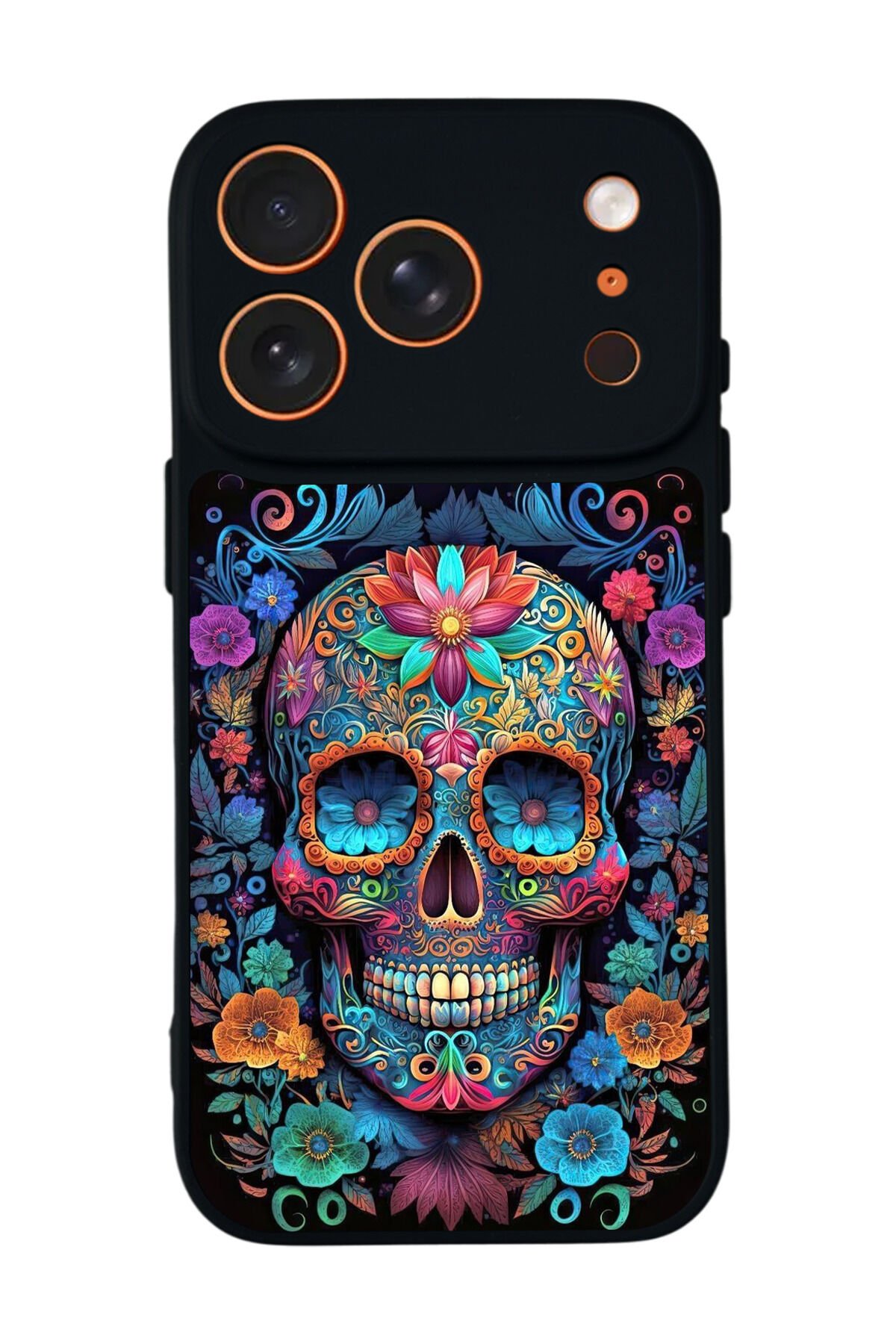 iPhone 17 Pro Max Uyumlu KuruKafa Tasarımlı Glossy Premium Kılıf