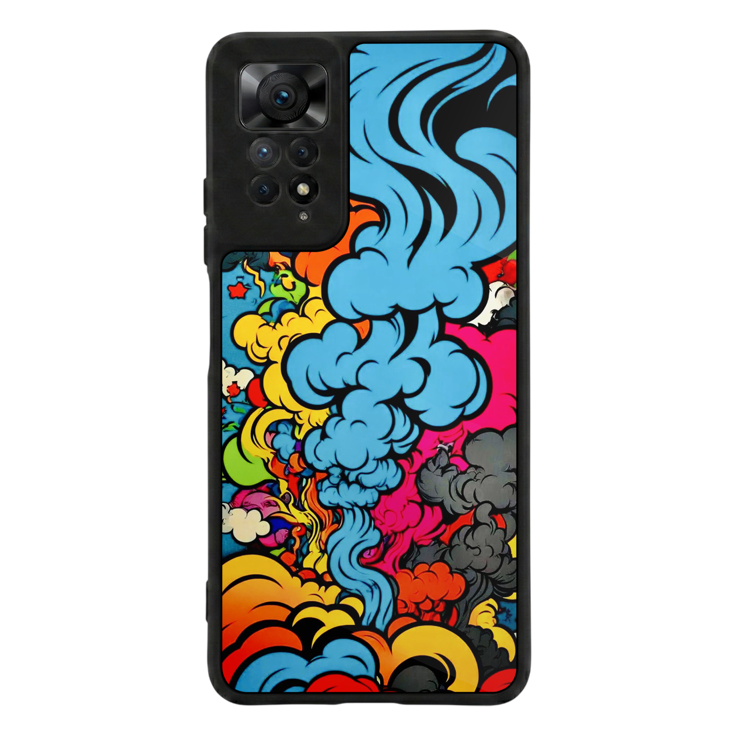 Xiaomi Redmi Note 12 Pro Uyumlu Abstract Tasarımlı Glossy Premium Kılıf