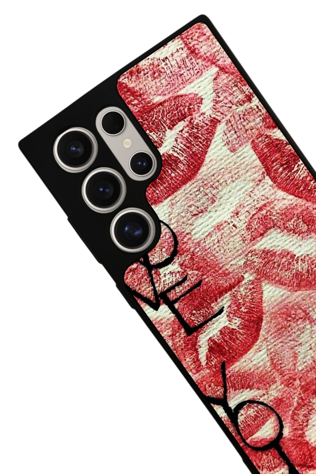 Samsung Galaxy S23 Ultra Uyumlu Dudak Tasarımlı Glossy Premium Kılıf