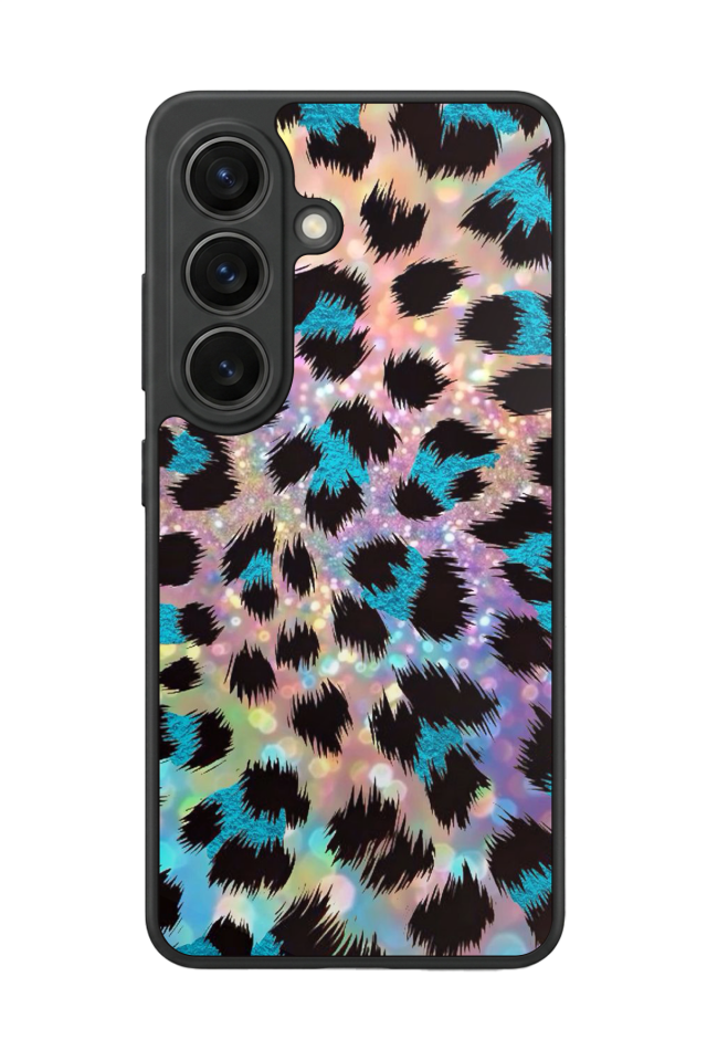 Samsung Galaxy S26 Uyumlu Hologram Leopar Tasarımlı Glossy Premium Kılıf