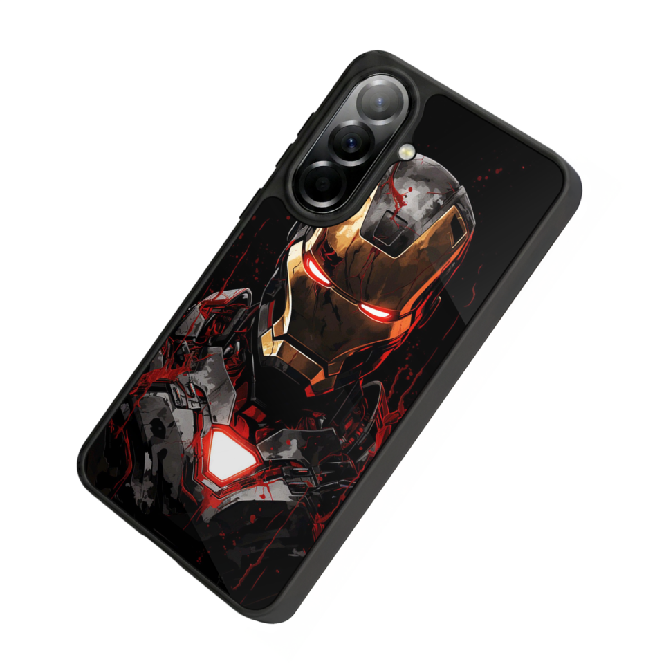 Samsung Galaxy A37 Uyumlu  Iron Man ( Demir Adam ) Tasarımlı Glossy Premium Kılıf