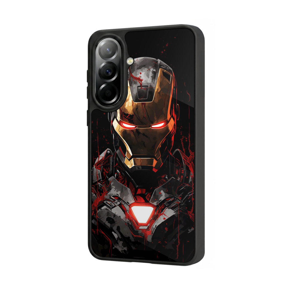 Samsung Galaxy A37 Uyumlu  Iron Man ( Demir Adam ) Tasarımlı Glossy Premium Kılıf