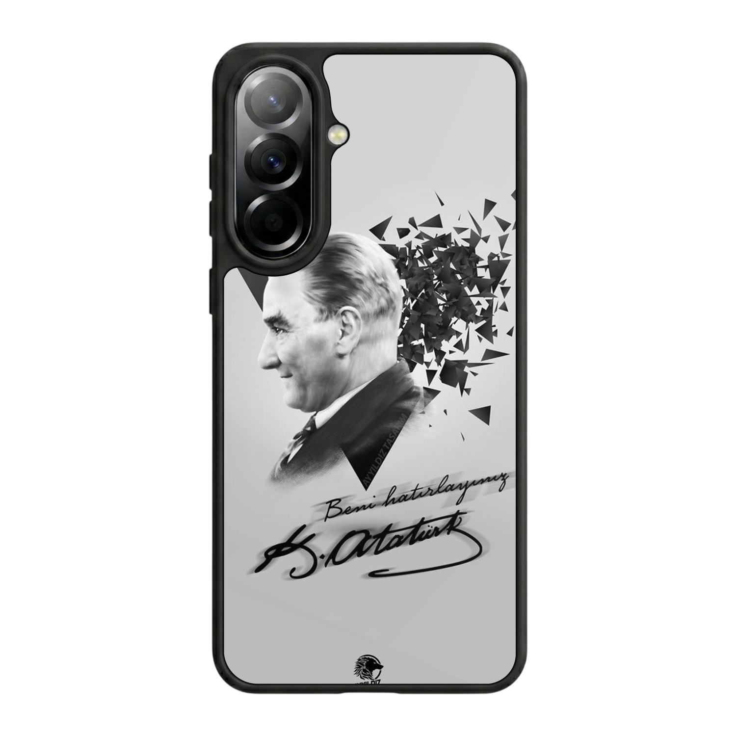 Samsung Galaxy A57 Uyumlu Mustafa Kemal Ataturk Tasarımlı Glossy Premium Kılıf