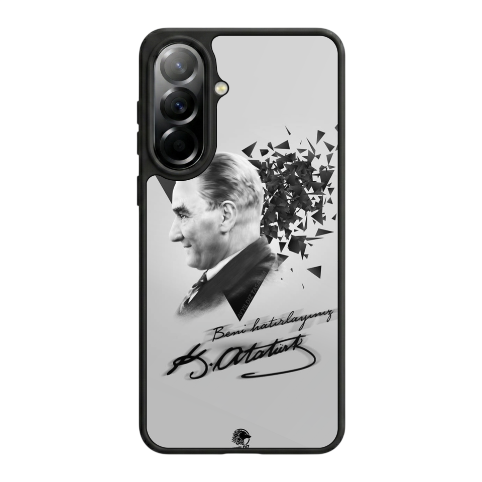 Samsung Galaxy A57 Uyumlu Mustafa Kemal Ataturk Tasarımlı Glossy Premium Kılıf