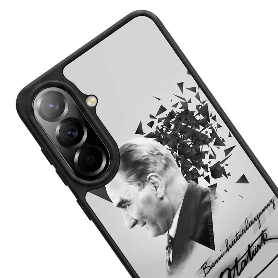 Samsung Galaxy A57 Uyumlu Mustafa Kemal Ataturk Tasarımlı Glossy Premium Kılıf