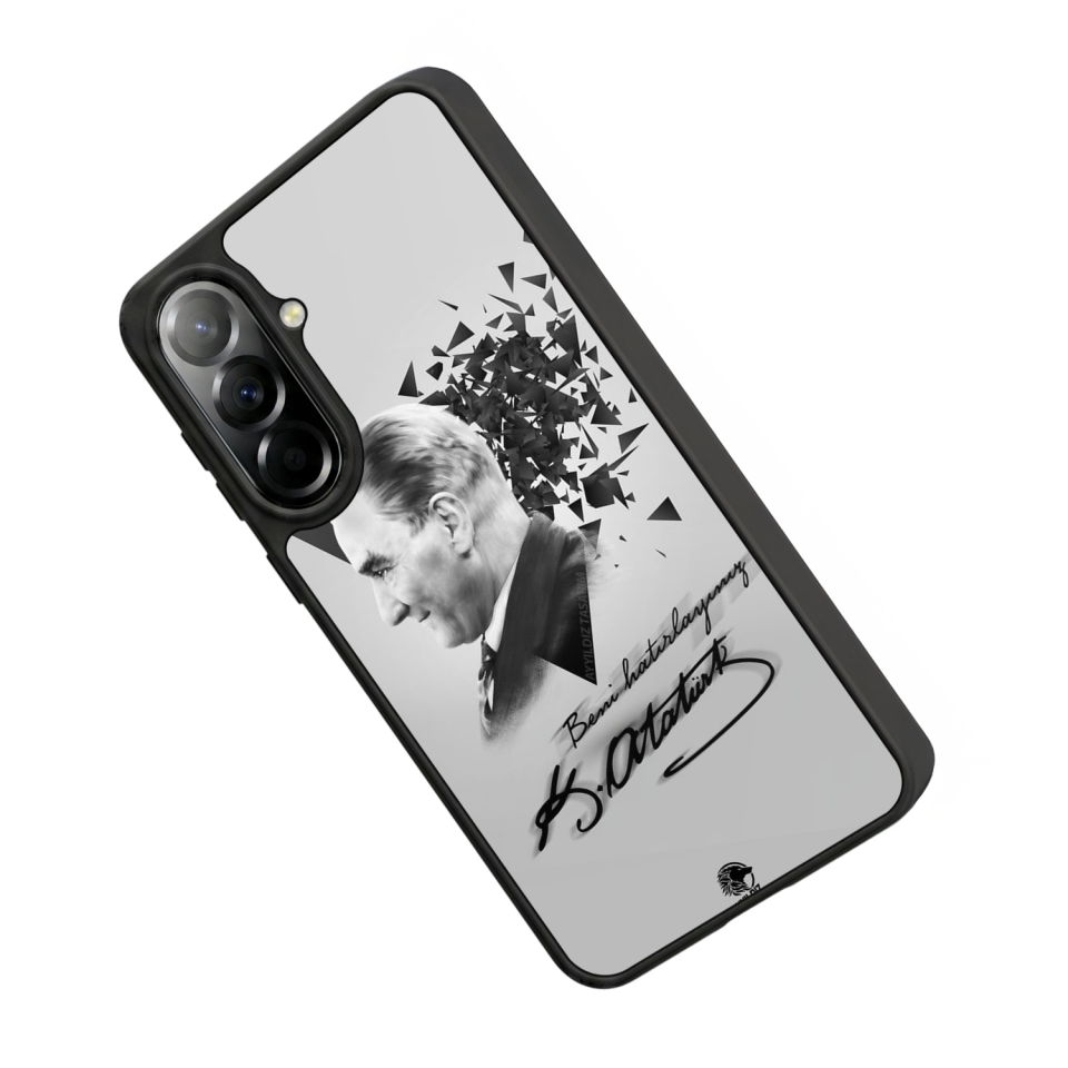 Samsung Galaxy A57 Uyumlu Mustafa Kemal Ataturk Tasarımlı Glossy Premium Kılıf