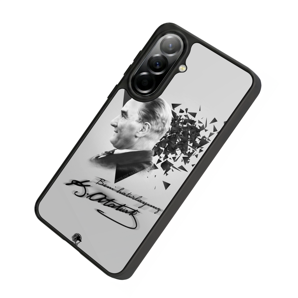 Samsung Galaxy A57 Uyumlu Mustafa Kemal Ataturk Tasarımlı Glossy Premium Kılıf