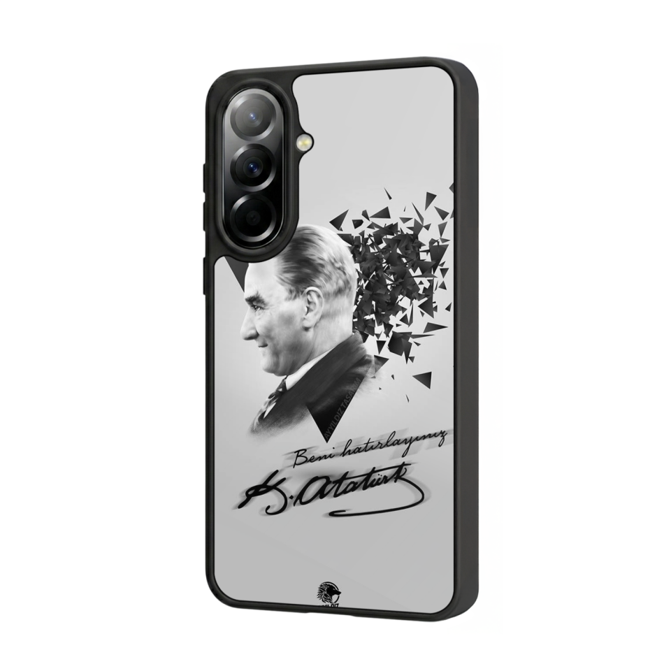 Samsung Galaxy A57 Uyumlu Mustafa Kemal Ataturk Tasarımlı Glossy Premium Kılıf