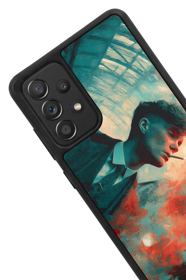 Samsung Galaxy A72 Uyumlu Peaky Blinders Tasarımlı Glossy Premium Kılıf
