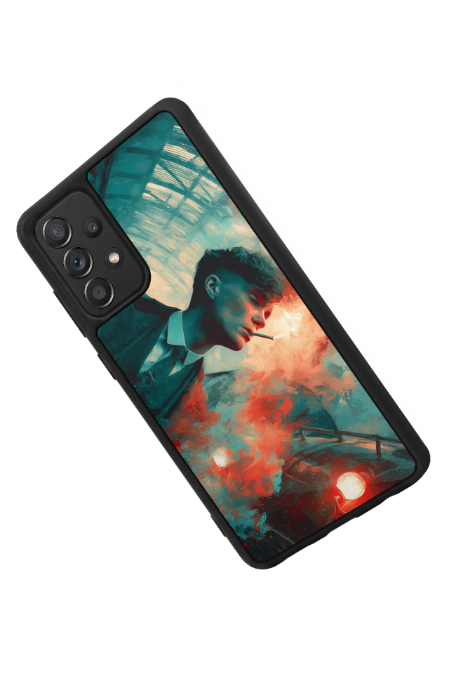 Samsung Galaxy A72 Uyumlu Peaky Blinders Tasarımlı Glossy Premium Kılıf