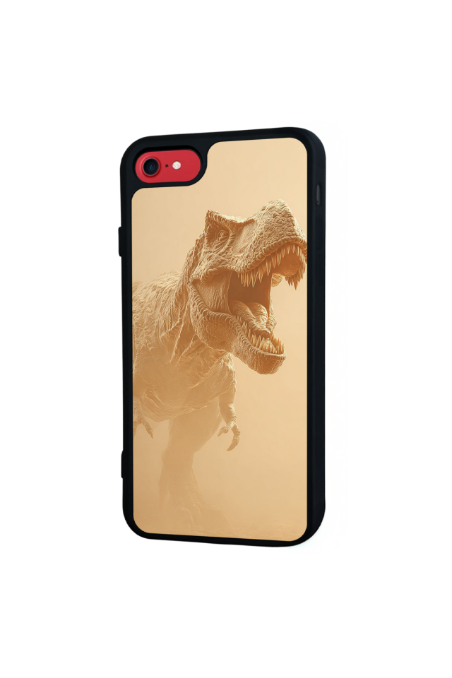 iPhone SE Uyumlu Dinazor Tasarımlı Glossy Premium Kılıf