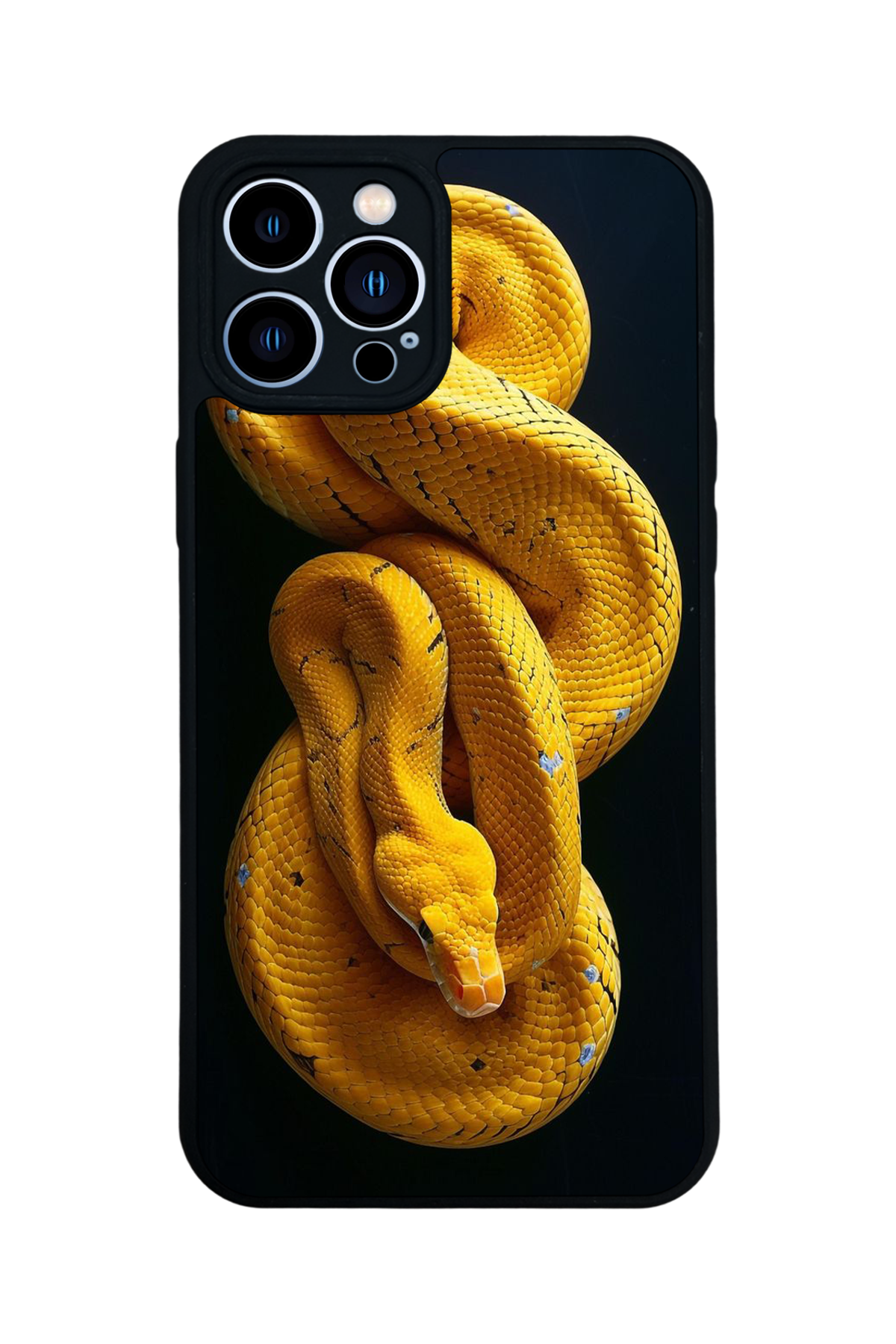 iPhone 13 Pro Max Uyumlu Yılan Tasarımlı Glossy Premium Kılıf