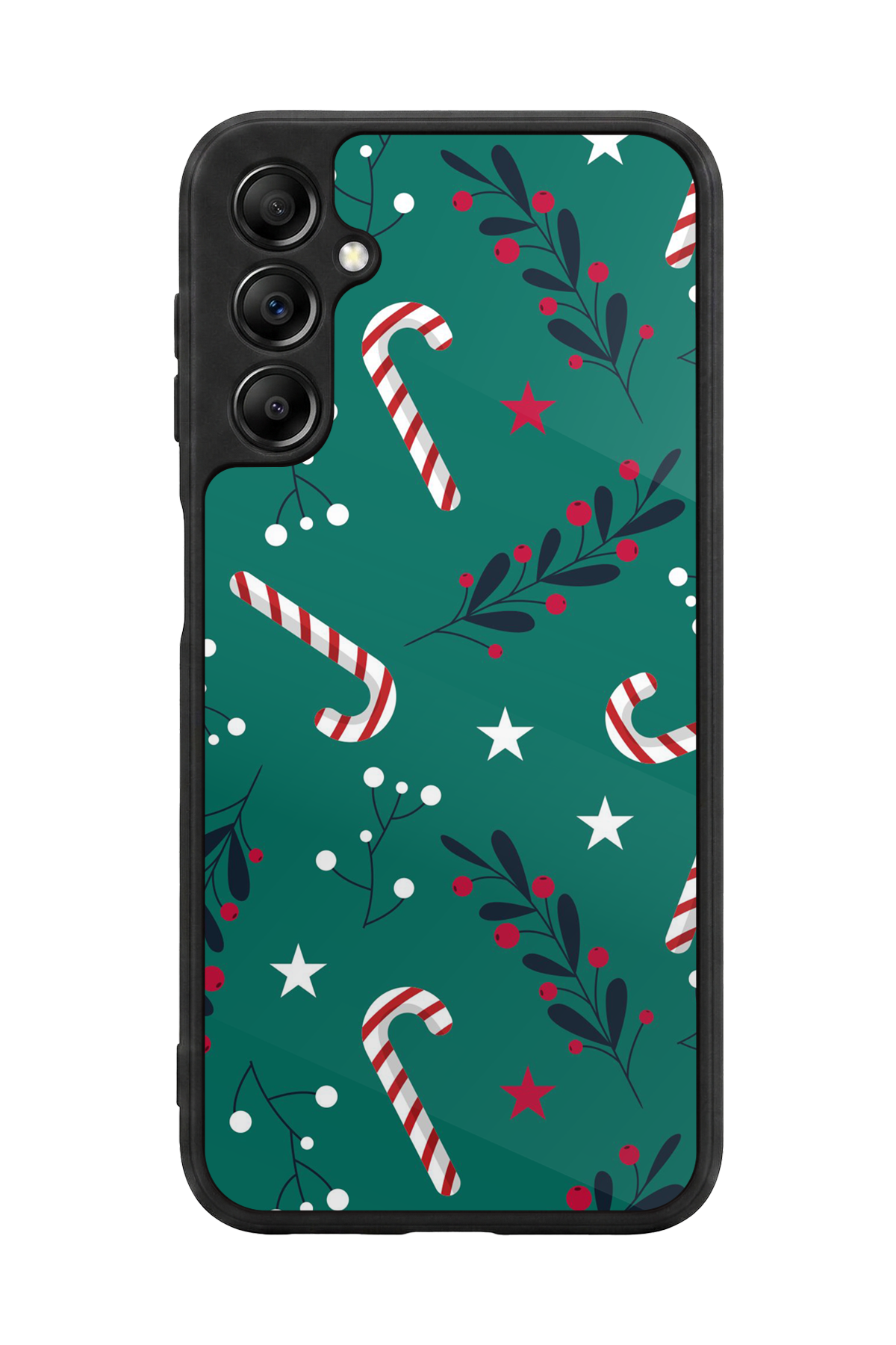 Samsung Galaxy A14 Uyumlu Yilbasi Christmas Tasarımlı Glossy Premium Kılıf