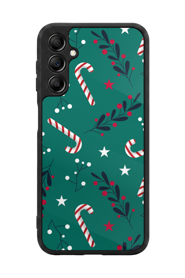 Samsung Galaxy A14 Uyumlu Yilbasi Christmas Tasarımlı Glossy Premium Kılıf