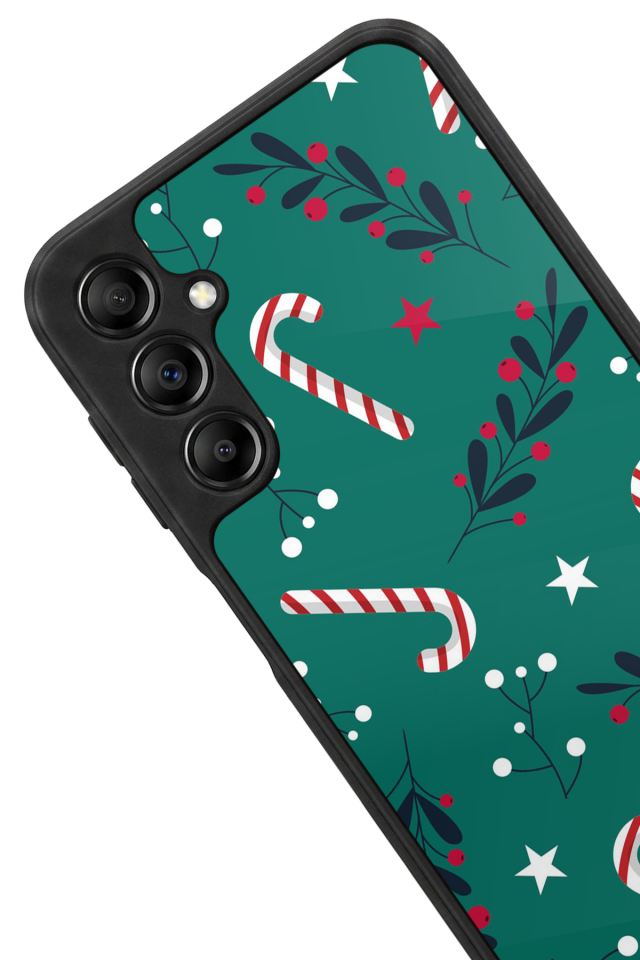 Samsung Galaxy A14 Uyumlu Yilbasi Christmas Tasarımlı Glossy Premium Kılıf