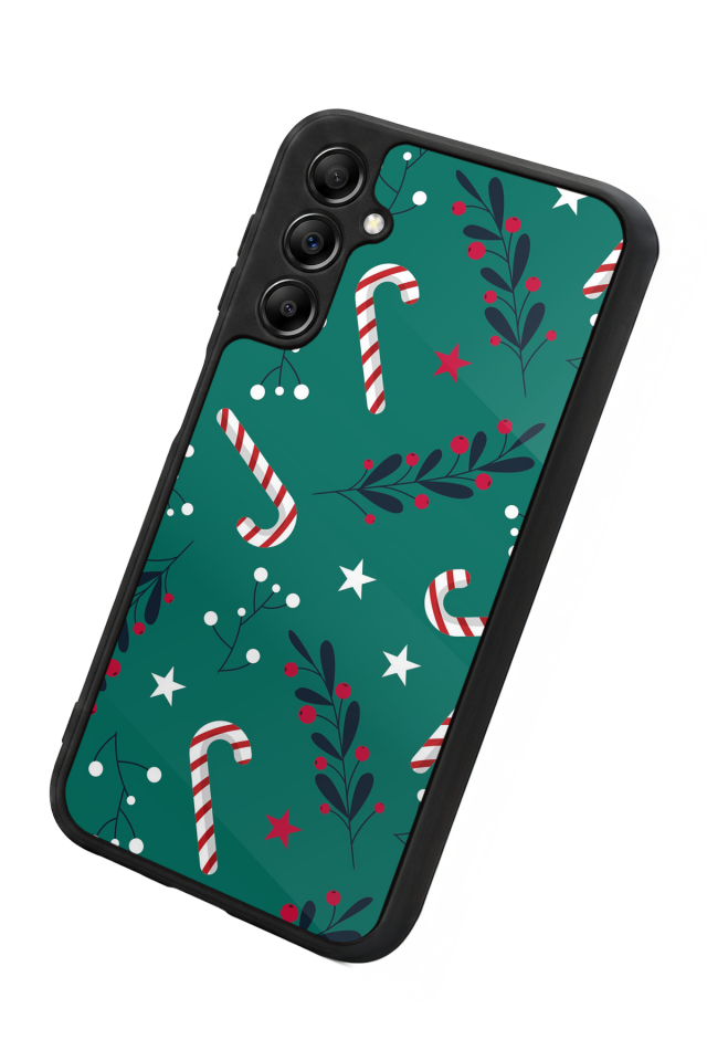 Samsung Galaxy A14 Uyumlu Yilbasi Christmas Tasarımlı Glossy Premium Kılıf