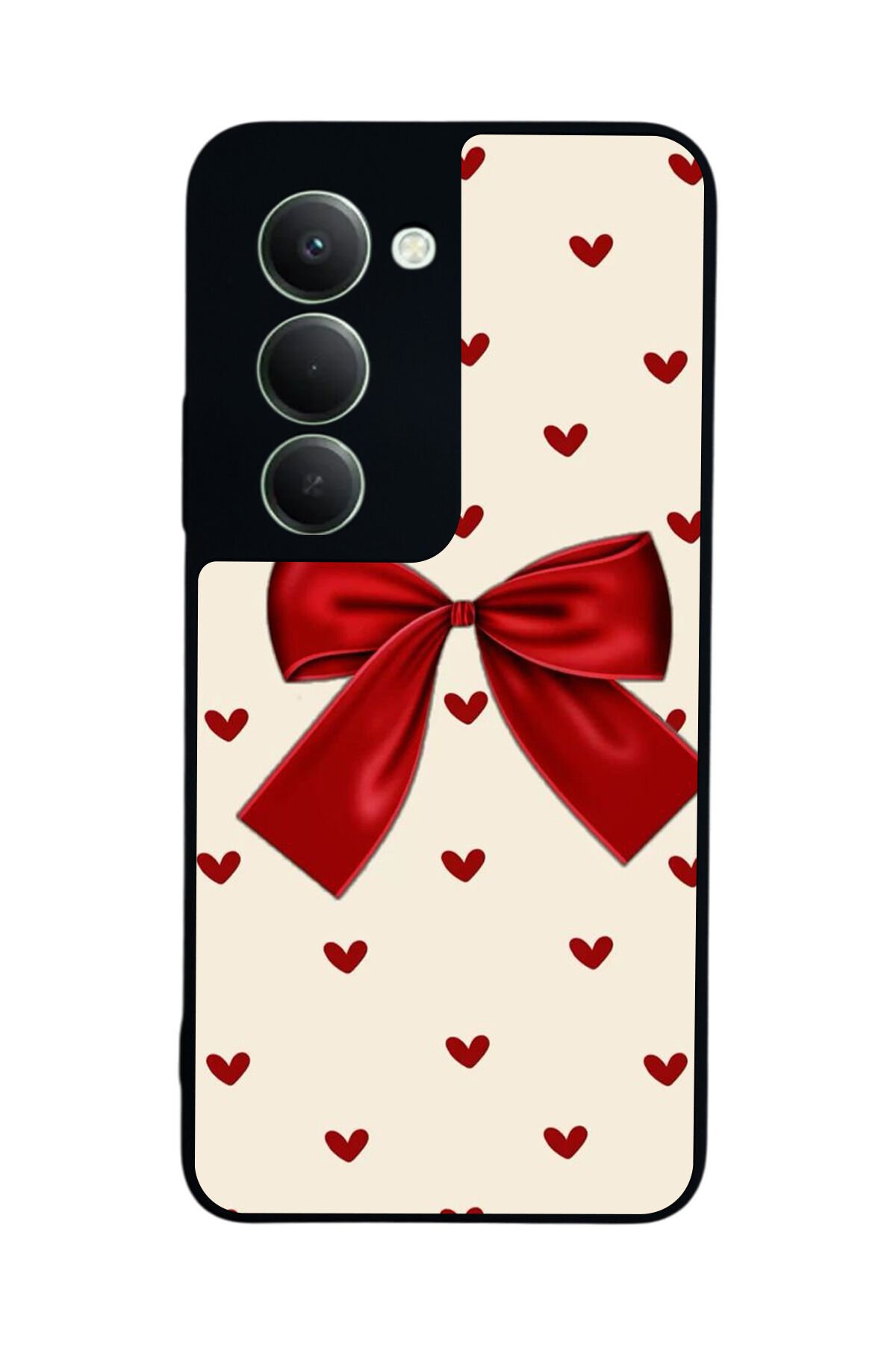 Xiaomi Redmi 15 5G Uyumlu Kurdele Tasarımlı Glossy Premium Kılıf