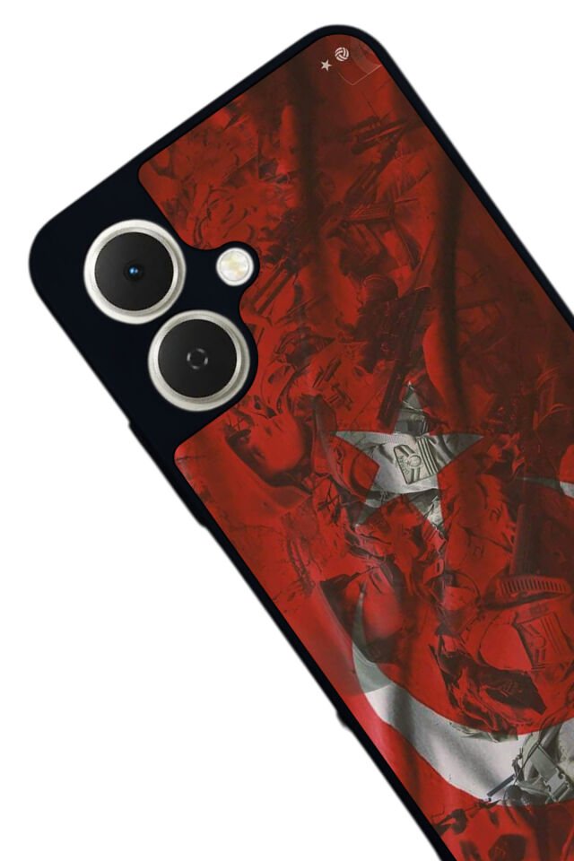 Tecno Spark GO 2 Uyumlu Türk Bayragi Tasarımlı Glossy Premium Kılıf