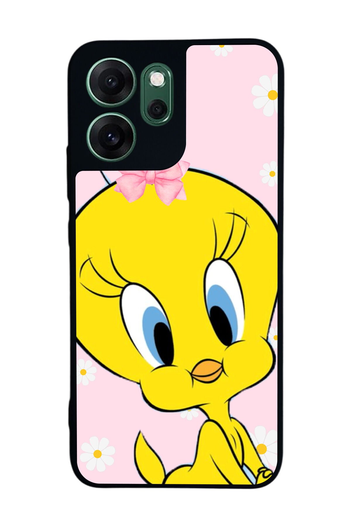 Oppo Reno 14F Uyumlu Tweety Tasarımlı Glossy Premium Kılıf