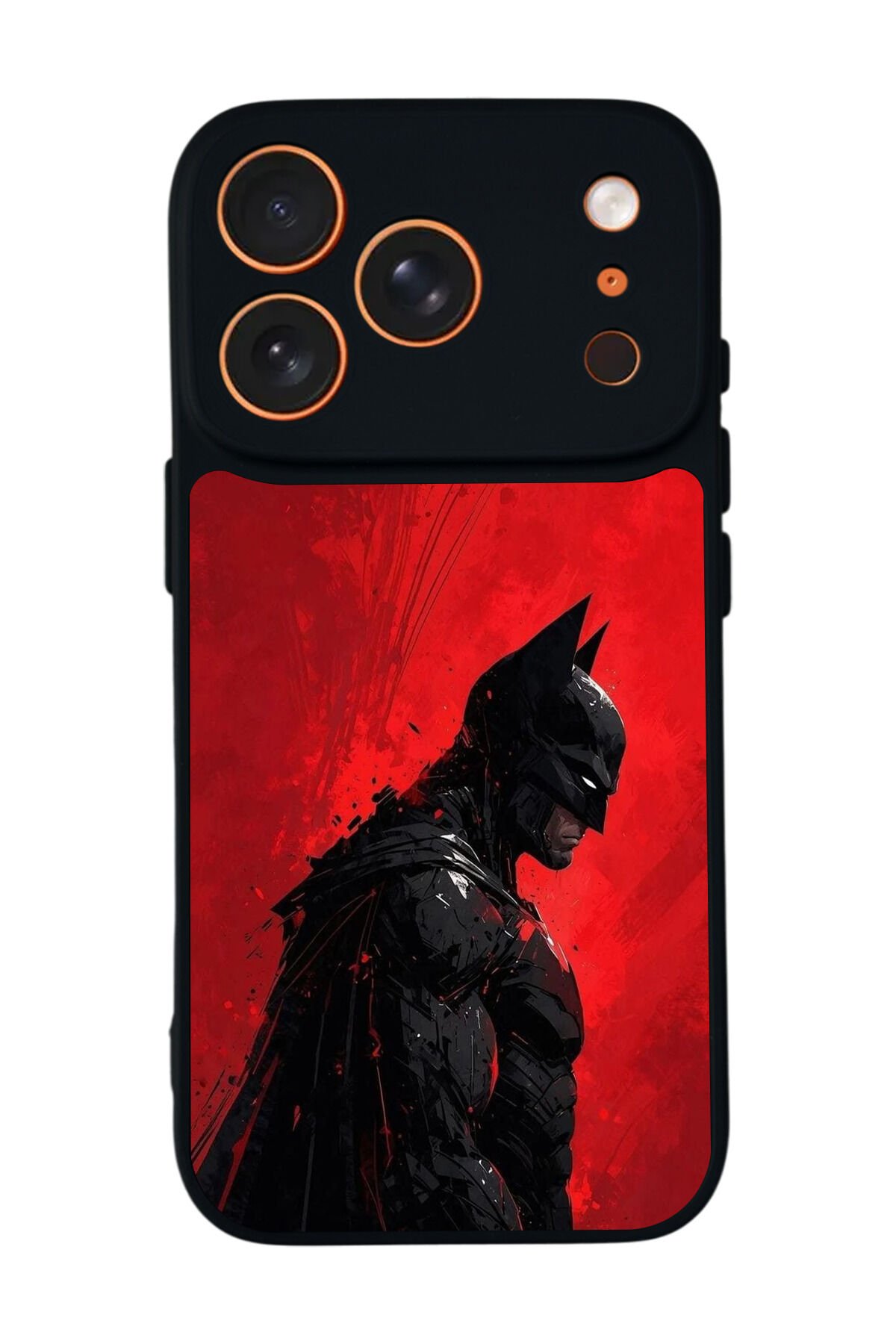 iPhone 17 Pro Max Uyumlu Batman Tasarımlı Glossy Premium Kılıf
