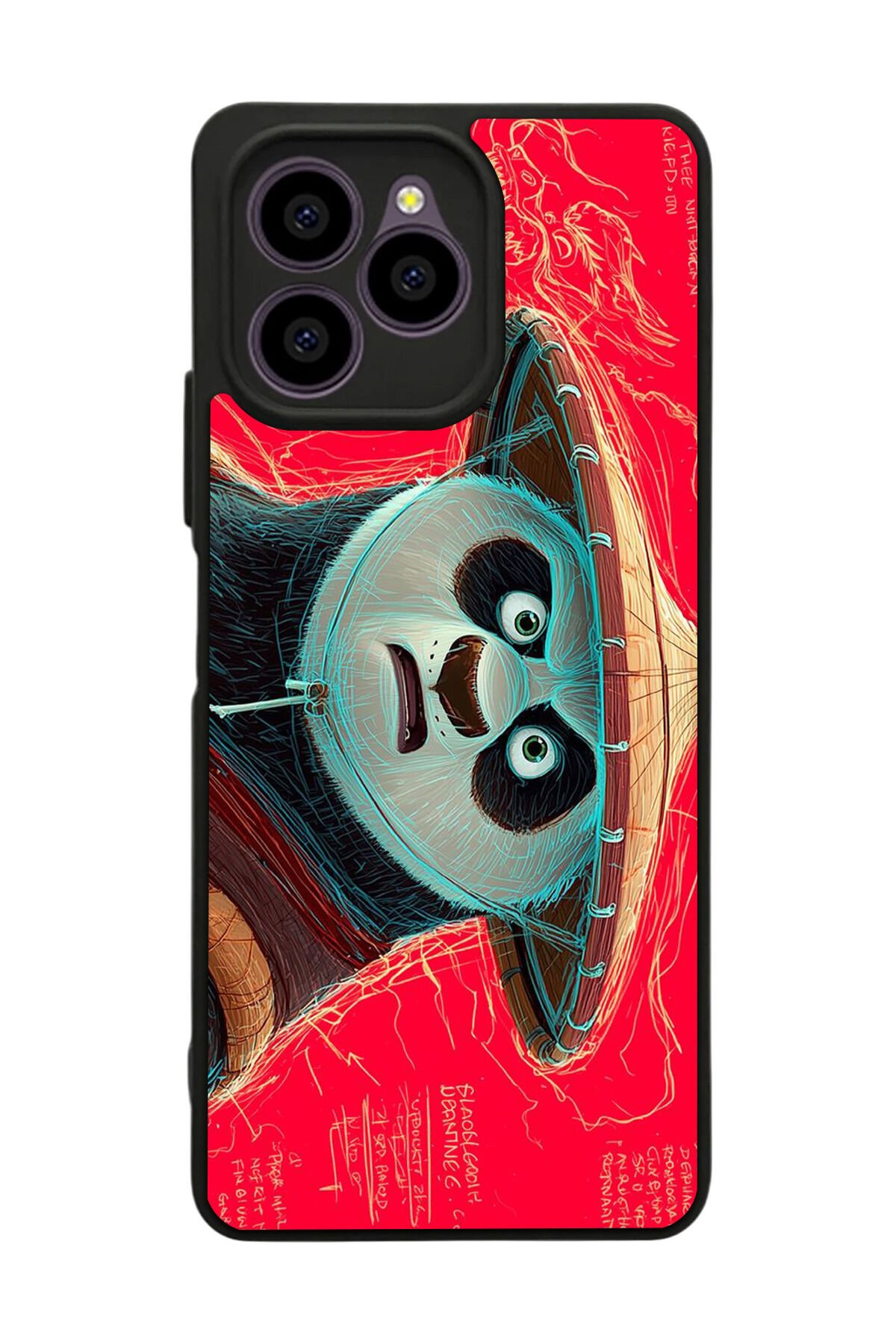 Omix X6 Uyumlu Kung Fu Panda Tasarımlı Glossy Premium Kılıf