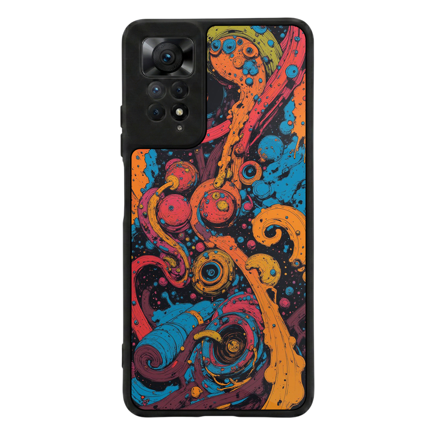 Xiaomi Redmi Note 12 Pro Uyumlu Abstract Tasarımlı Glossy Premium Kılıf