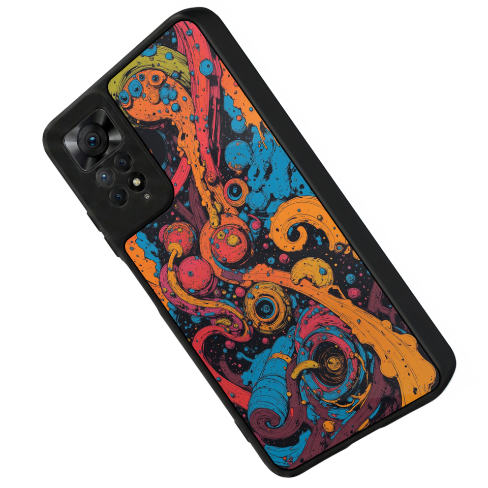 Xiaomi Redmi Note 12 Pro Uyumlu Abstract Tasarımlı Glossy Premium Kılıf