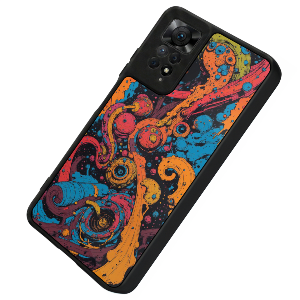 Xiaomi Redmi Note 12 Pro Uyumlu Abstract Tasarımlı Glossy Premium Kılıf