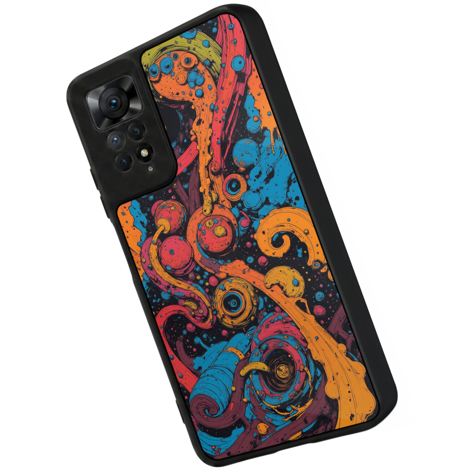 Xiaomi Redmi Note 12 Pro Uyumlu Abstract Tasarımlı Glossy Premium Kılıf
