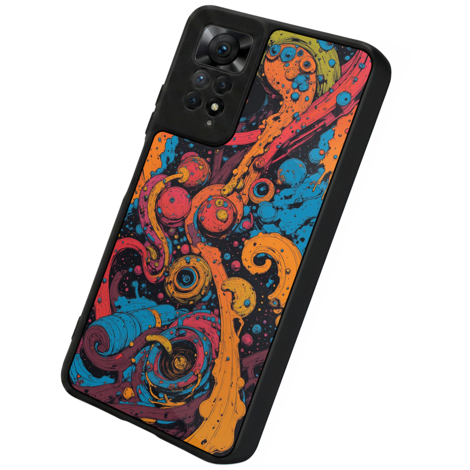 Xiaomi Redmi Note 12 Pro Uyumlu Abstract Tasarımlı Glossy Premium Kılıf