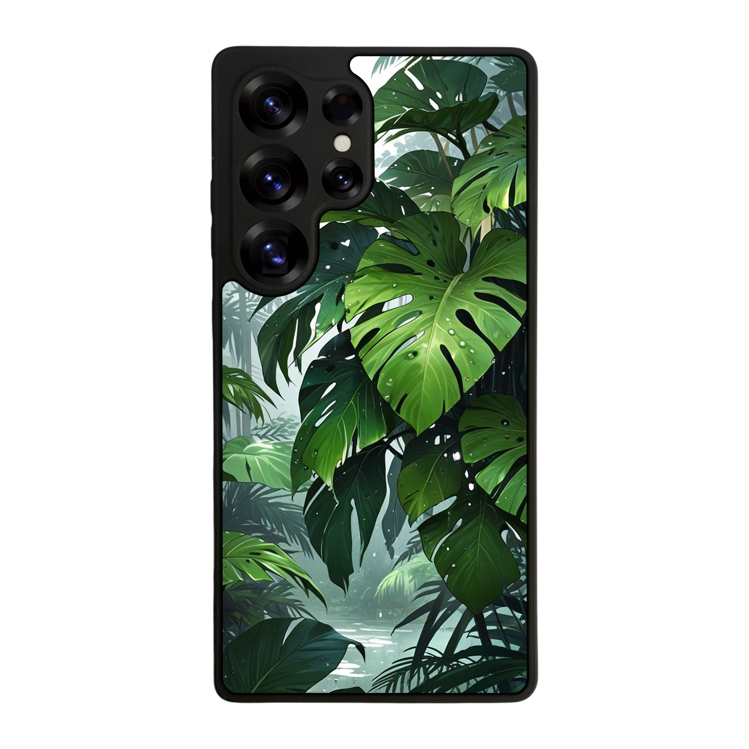 Samsung Galaxy S25 Ultra Uyumlu Botanik Tasarımlı Glossy Premium Kılıf