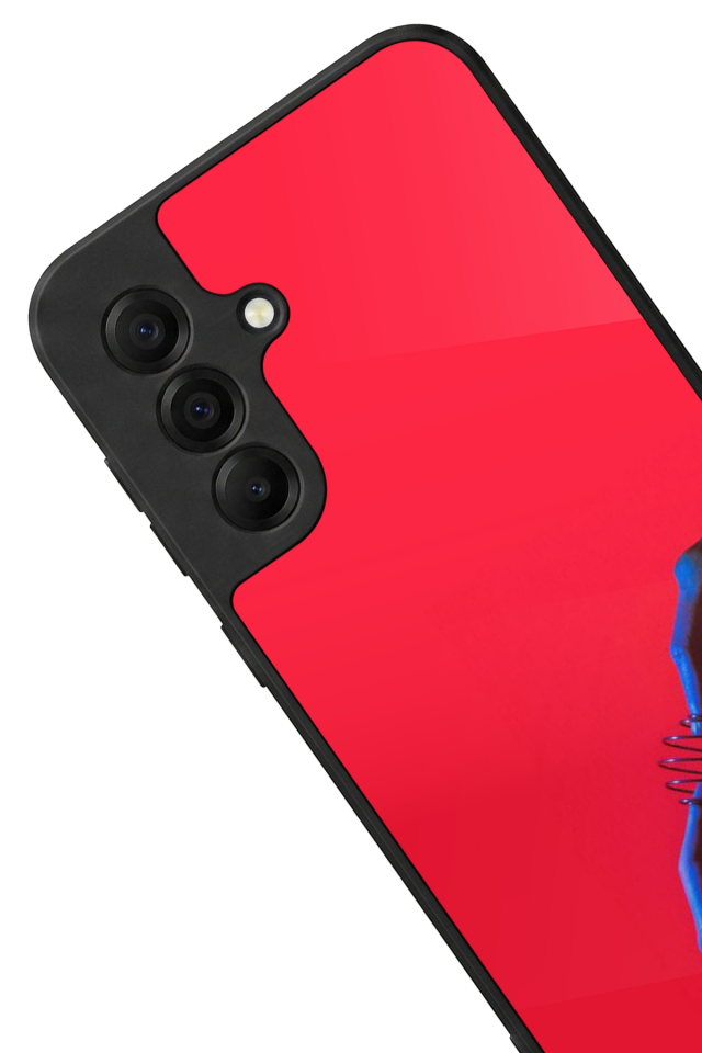 Samsung Galaxy A17 Uyumlu Kirmizi Tasarımlı Glossy Premium Kılıf